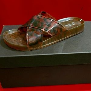 J. Crew Tortoise Pool Slides